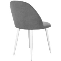Стул DikLine 302 B22 GREY /ножки белые