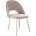 Стул DikLine 217 B03 BEIGE, ножки белые 