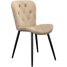 Стул DikLine 303 B03 BEIGE, ножки черные
