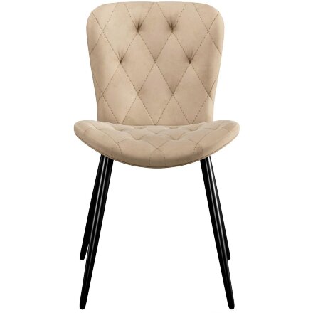 Стул DikLine 303 B03 BEIGE, ножки черные 