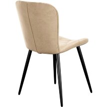 Стул DikLine 303 B03 BEIGE, ножки черные