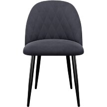 Стул DikLine 302 B28 ANTRACITE, ножки черные