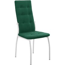 Стул DikLine ГАЛС-М каркас белый/ B10 GREEN