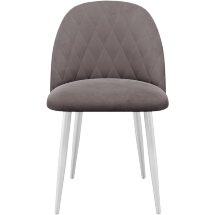 Стул DikLine 302 B5 LATTE, ножки белые