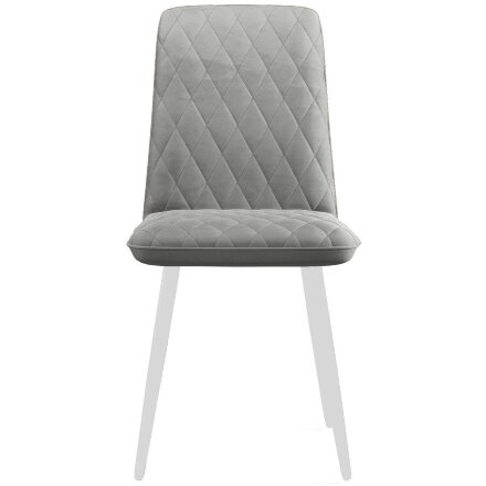 Стул DikLine 205 B22 GREY /ножки белые 