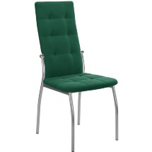 Стул DikLine ГАЛС-М каркас хром/ B10 GREEN