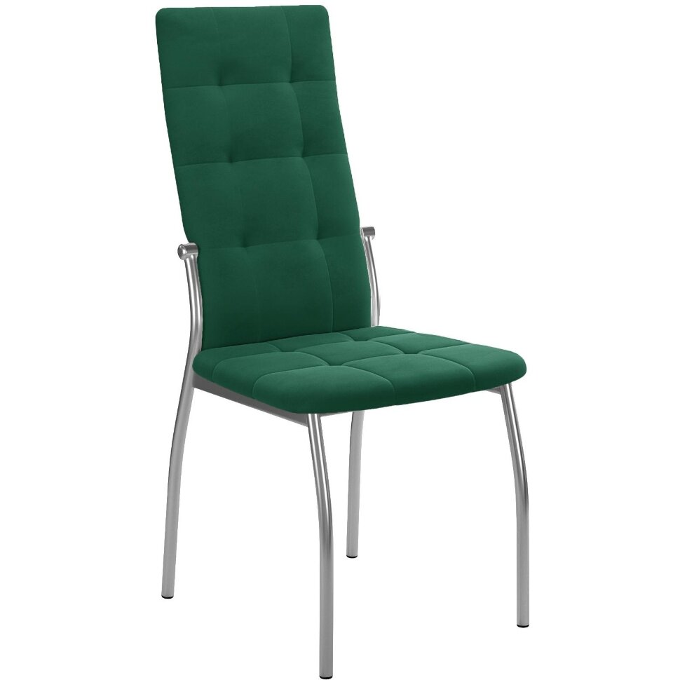 Стул DikLine ГАЛС-М каркас хром/ B10 GREEN Стул DikLine ГАЛС-М каркас хром/ B10 GREEN
