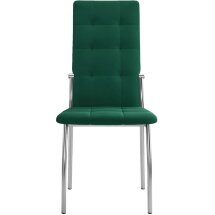 Стул DikLine ГАЛС-М каркас хром/ B10 GREEN