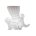 Стол деревянный MOON pure white 