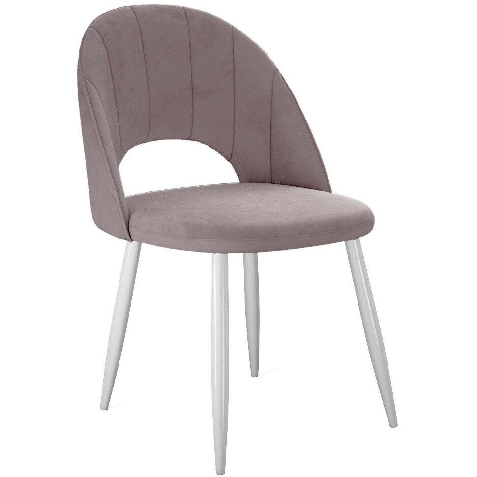 Стул DikLine 217 B5 LATTE, ножки белые Стул DikLine 217 B5 LATTE, ножки белые