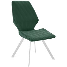 Стул DikLine 242M B10 GREEN/ ножки белые