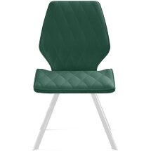 Стул DikLine 242M B10 GREEN/ ножки белые