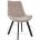 Стул DikLine 263 поворотный, B03 BEIGE, ножки черные 