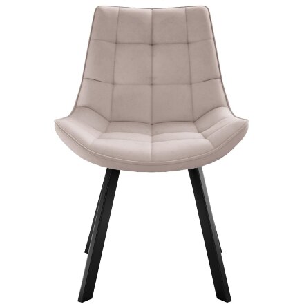 Стул DikLine 263 поворотный, B03 BEIGE, ножки черные 