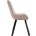 Стул DikLine 263 поворотный, B03 BEIGE, ножки черные 