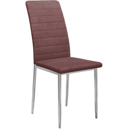 Стул DikLine ТЕКС каркас хром/ В36 PINK 