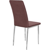 Стул DikLine ТЕКС каркас хром/ В36 PINK