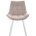 Стул DikLine 263 поворотный, B03 BEIGE, ножки белые 