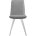 Стул DikLine 202 B22 GREY, ножки белые 