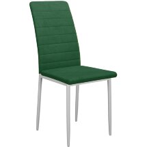 Стул DikLine ТЕКС каркас белый/ B10 GREEN
