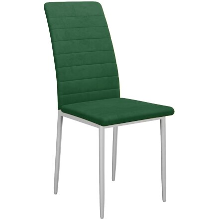 Стул DikLine ТЕКС каркас белый/ B10 GREEN 