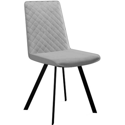 Стул DikLine 202 B22 GREY, ножки черные 