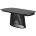 Стол DESIO 180 PURE BLACK SOLID CERAMIC Черный мрамор матовый, керамика/Черный каркас, ®DISAUR 