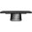 Стол DESIO 180 PURE BLACK SOLID CERAMIC Черный мрамор матовый, керамика/Черный каркас, ®DISAUR 