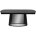 Стол DESIO 180 PURE BLACK SOLID CERAMIC Черный мрамор матовый, керамика/Черный каркас, ®DISAUR 
