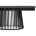 Стол DESIO 180 PURE BLACK SOLID CERAMIC Черный мрамор матовый, керамика/Черный каркас, ®DISAUR 