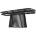 Стол DESIO 180 PURE BLACK SOLID CERAMIC Черный мрамор матовый, керамика/Черный каркас, ®DISAUR 