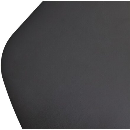 Стол DESIO 180 PURE BLACK SOLID CERAMIC Черный мрамор матовый, керамика/Черный каркас, ®DISAUR 