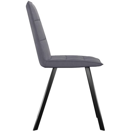 Стул DikLine 280 B28 ANTRACITE, ножки черные 