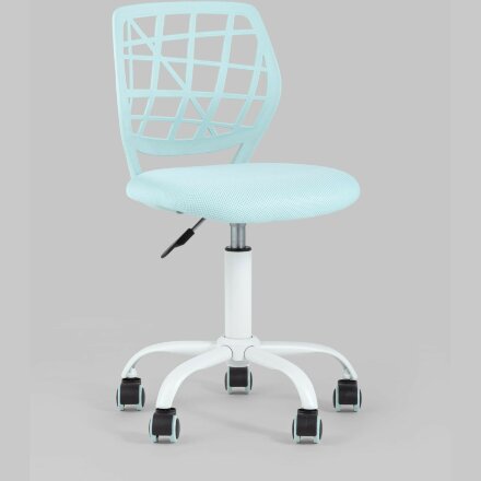 Компьютерное кресло Stool Group детское Эльза мятный обивка сетка текстиль спинка пластик крестовина металл пластик механизм рег 