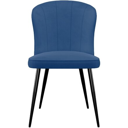 Стул DikLine 209 B8 BLUE, ножки черные 