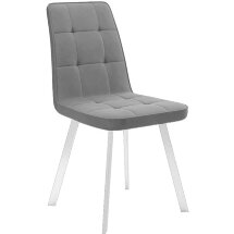 Стул DikLine 207 B22 GREY /ножки белые