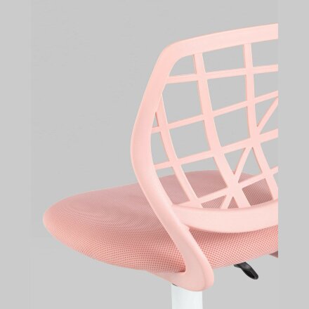 Компьютерное кресло Stool Group детское Эльза розовый обивка сетка текстиль спинка пластик крестовина металл пластик механизм ре 