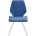 Стул DikLine 242M B8 BLUE/ ножки белые 