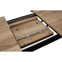 Стол DikLine ZL140 дуб галифакс / черный/опоры черные