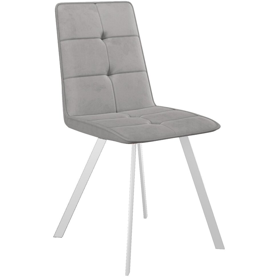 Стул DikLine 280 B22 GREY, ножки белые Стул DikLine 280 B22 GREY, ножки белые