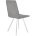 Стул DikLine 280 B22 GREY, ножки белые 