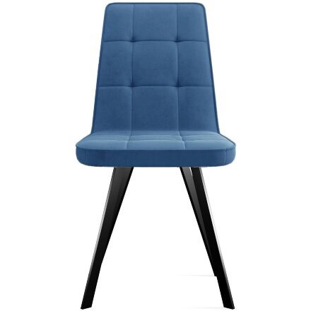 Стул DikLine 207 B8 BLUE  /ножки черные 