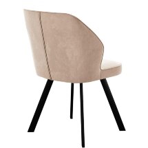 Стул DikLine 232 поворотный B03 BEIGE, ножки черные