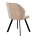 Стул DikLine 232 поворотный B03 BEIGE, ножки черные 