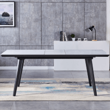 Стол обеденный DT9001 160 белый бетон