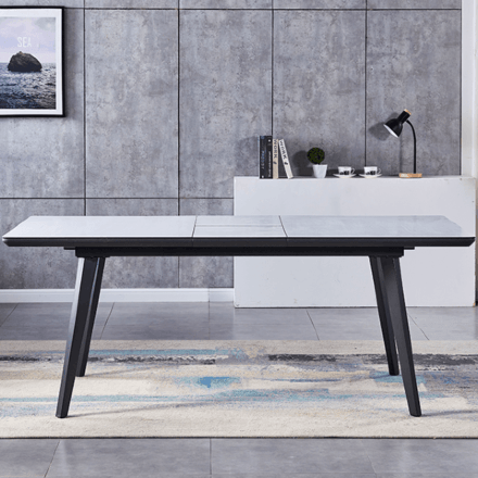 Стол обеденный DT9001 160 белый бетон Бетон