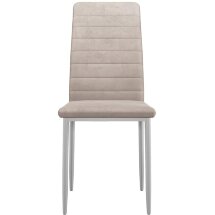 Стул DikLine ТЕКС каркас белый/ B03 BEIGE