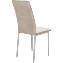 Стул DikLine ТЕКС каркас белый/ B03 BEIGE