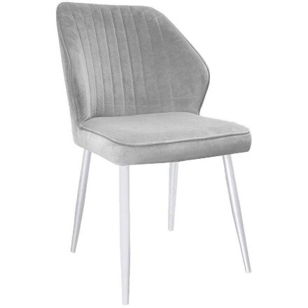 Стул DikLine 222M B22 GREY, ножки белые 