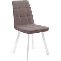 Стул DikLine 207 B5 LATTE, ножки белые